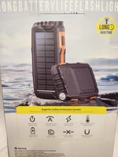 Safe Speed Outdoor Protection Solar Power Bank BRAND NEW 10000mah