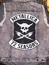 Metallica 72 Seasons denim vest North America...