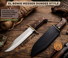 Dundee Style Bowie Messer K-K-HUNT-794 Jagdmesser Outdoormesser 440Stahl 37,8cm