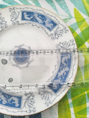 Piatti laterali Coalport Blue Revelry Bone China x 7 - Foto 2 di 6