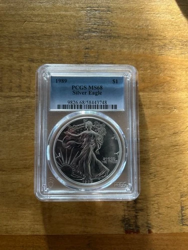 1989 American Silver Eagle PCGS MS 68