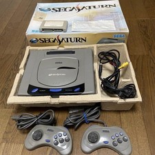 Juego de controladores de consola Sega Saturn HST-0001 X2 retro Showa vintage probado JP