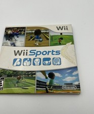 Nintendo Wii 2006 Sports Game W/ Cardboard Sleeve Tested Working With Manual