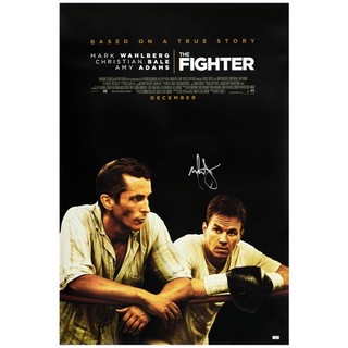 Mark Wahlberg Autographed 2010 The Fighter Original 27x40 D/S Movie Poster