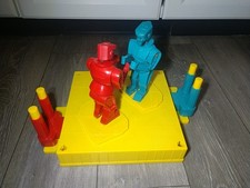2001 Vintage Rock 'EM Sock 'EM Robots Game Boxing Ring Classic Toy Mattel Tested