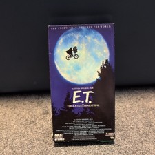 E.T. the Extra-Terrestrial VHS 1988 MCA w/ Green Gate Acceptable/Worn Condition