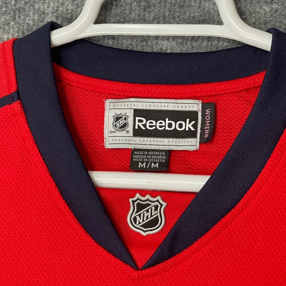 Washington Capitals Reebok Womens Alexander Ovechkin 8 Hockey Jersey Red M - Image 3 of 4