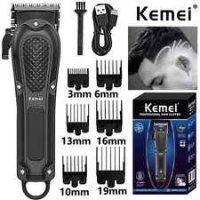 Kemei 1071 Electric Hair Clipper USB Rechargeable Cordless Beard Trimmer for Men