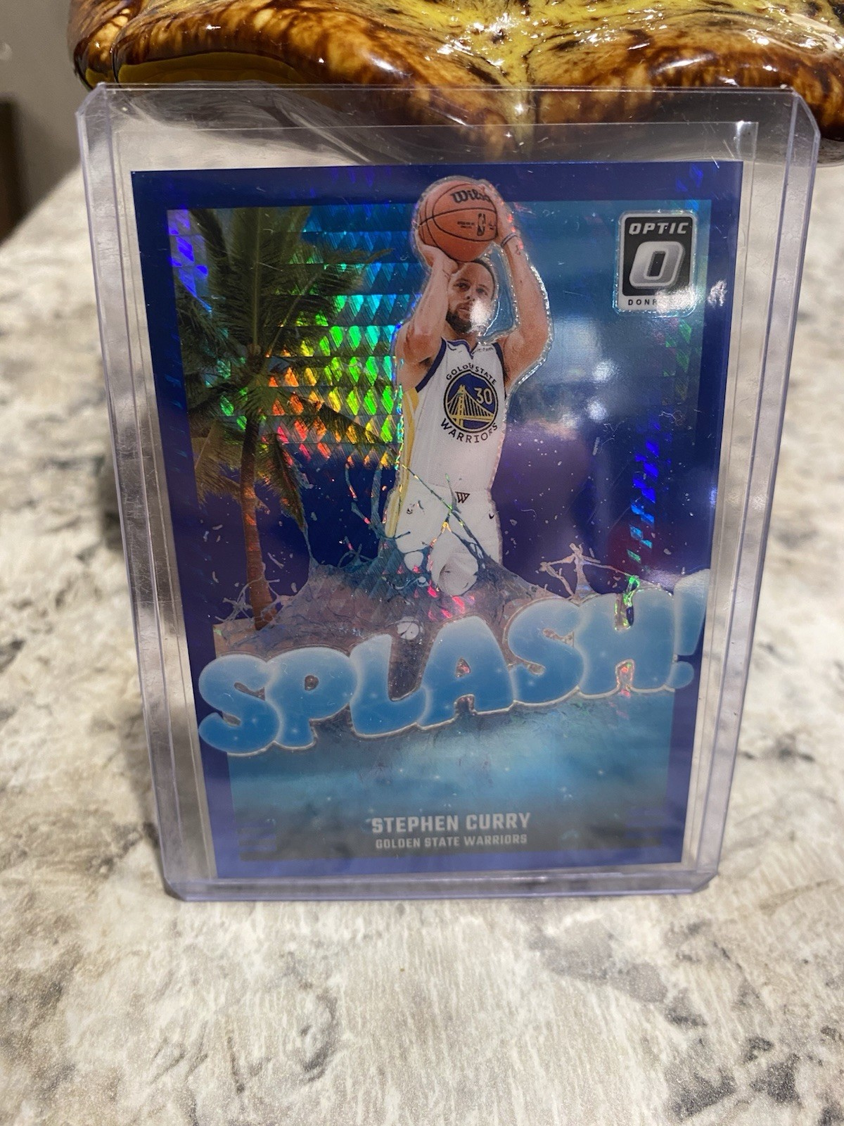 2024-25 Donruss Optic Stephen Curry Splash! Hyper Blue #/175 Warriors