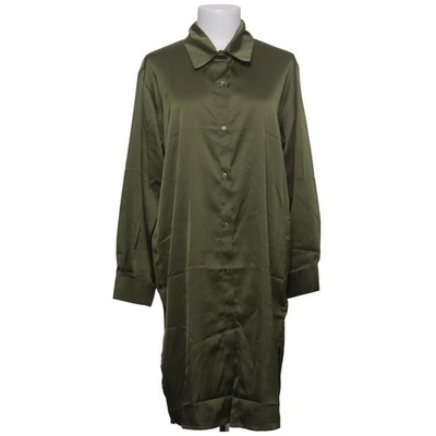 Jon&Anna, Blusenkleid, Größe: M, Grün, Polyester, Einfarbig, Satin, Damen #T87