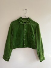 Vintage  80s Green Velvet COMME DES GAR ONS JACKET