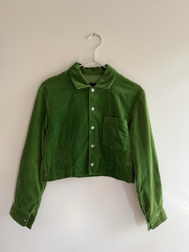 Comme des Garçons, GIACCA COMME DES GARÇONS VINTAGE ANNI 80 in velluto verde