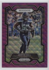 2023 Panini Prizm Rookies Purple Wave Prizm 86/99 Derick Hall #388 0q3