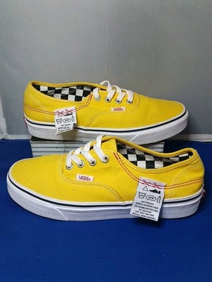Vans DIY Authentic HC Lemon Chrome/True VN0A4UUC1AE Womens Size 7.5 Yellow 