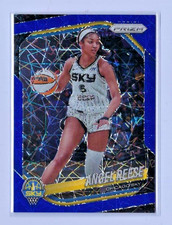 2025 Panini Prizm WNBA Angel Reese #92 Blue Velocity - Chicago Sky (Color Match)