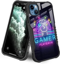 Compatible with iPhone 14 Case 14 / Phone 13, Gamer Play Game Win 