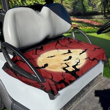 Golf Cart Seat Cover Polyester Universal Fit 50x31 Inches Seat Cushion