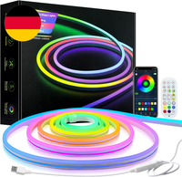 Alitove 5M Rgbic USB Neon LED Streifen Wasserdicht Mit App+Fernbedienung | Musik