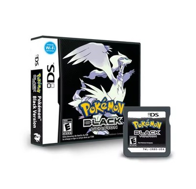 Pokémon Black Version for Nintendo DS Game Cartridge (WITH CASE)