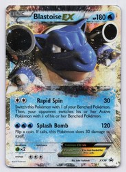 Blastoise EX XY30 XY Black Star Promo Holo