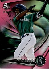 2022 Bowman Platinum #TOP-77 George Feliz Top Prospects Pink /199