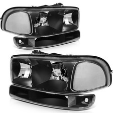 Headlights Assembly For GMC Sierra 1500 2500H...