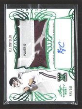 2021 Leaf Trinity K.J. Costello #PA-KJC Auto Patch 44/50 RC