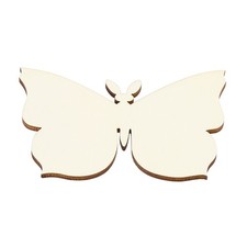 10 Pcs Wooden Butterfly 2.4 Inch Butterfly Shaped Unfinished Wood Cutouts