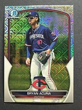 Bryan Acuna - 2023 Bowman Chrome Prospect #BCP-193 - MOJO REFRACTOR