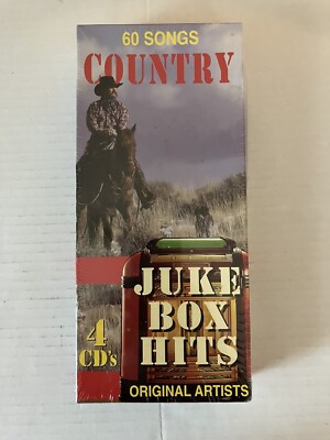 Juke Box Hits 60 Country Hits Original Artists 4 CD Set Boxed New Sealed