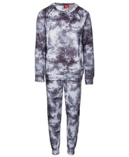 Christmas Family Pajamas Matching Little Kid XS 4/5 2 Piece Tie-Dyed PJ Set 1650