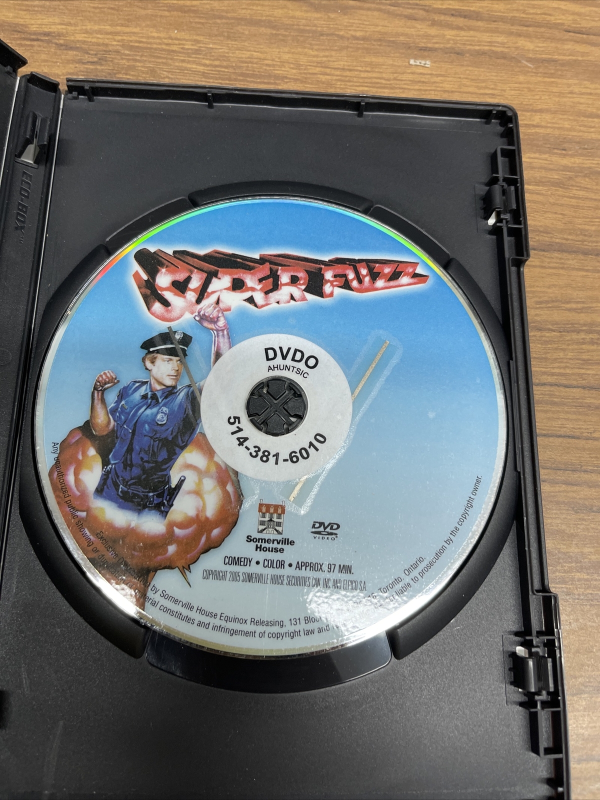 Super Fuzz Terence Hill Ernest rare OOP DVD Cult Comedy