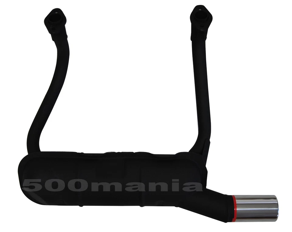 MARMITTA FIAT 500 R e FIAT 126 - SCARICO CROMATO Ø 60 mm - Immagine 4 di 4