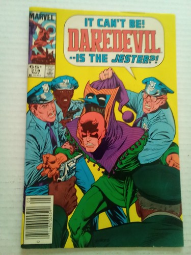  DAREDEVIL #218 (1985) NEWSSTAND! Jester App! Excellent Condition!