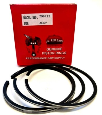 1 SET 299712 .030'' RINGS FITS BRIGGS 12HP 14HP CAST IRON SINGLE CYLINDER L HEAD