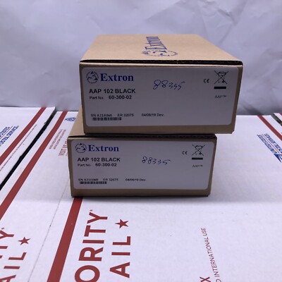 Extron AAP 102 Black, 60-300-02, Two-Gang AAP Mounting Frame, Black