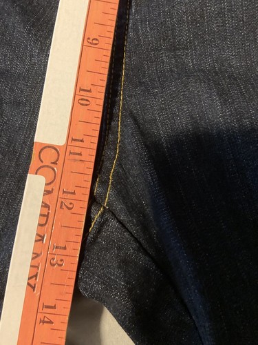 New St John’s Bay Dark Blue Secretly Slimming Bootcut Stretch Denim Jeans - Picture 3 of 8