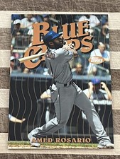 2019 Topps Finest Baseball Amed Rosario Blue Chips Card #FBC-AR