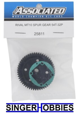 Associated ASC25811 Rival MT10 Spur Gear, 54T 32P HH