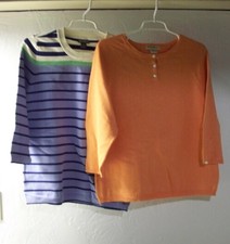 2 NEW Eddie Bauer Sweaters both size L NWOT