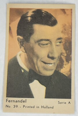 1964 Dutch Gum Series A Printed in Holland #39 Fernandel (B)
