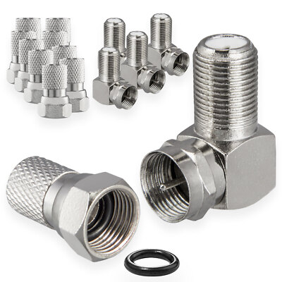 Adattatore SAT Hama Spina F - Raccordo F 90