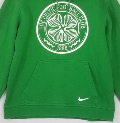 Nike Celtic Football Club 1888 Hoodie S Green Graphic Logo