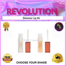 Image of Revolution Pro Glow Edit Shimmer Lip Oil - New - Choose Your Shade - Free Post