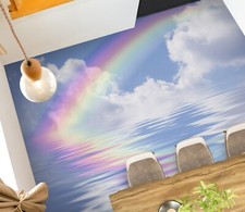 3D Rainbow Lake FZ1501 Floor WallPaper Murals Epoxy Floor Print Decal UK Amy