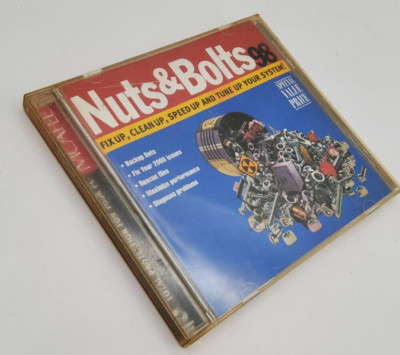 NUTS & BOLTS ~ McAfee 1998 ~ PC CD-ROM ~ VTG System Utility Suite for Windows