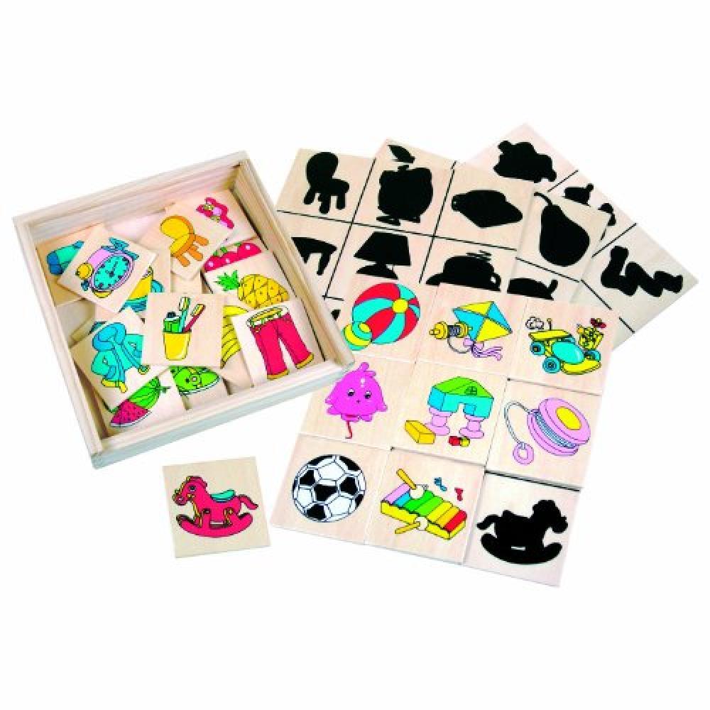 Bino 84170 - Gioco Legno Associa Le Figure - NUOVO