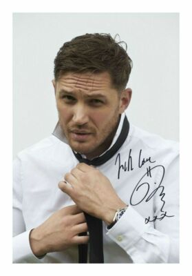 TOM HARDY AUTOGRAPH SIGNED PP PHOTO POSTER | eBay