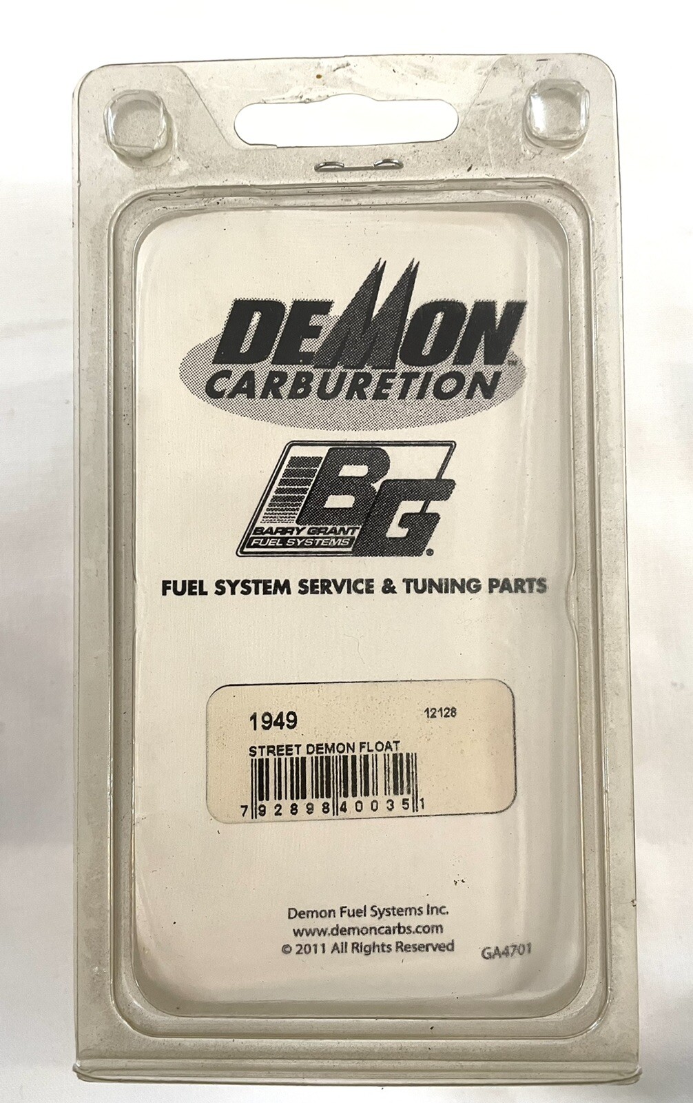 Demon Carburetion 1949 Street Demon Carburetor Float eBay