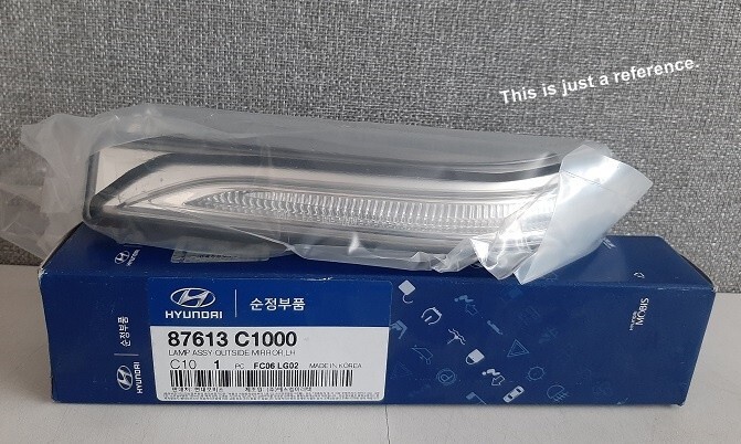87613C1000 Genuine OutSide Mirror Signal Lamp LH For Hyundai LF